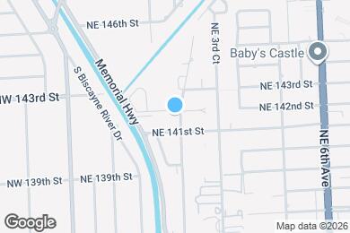 Map image of the property - 14140 NE 2nd Ct