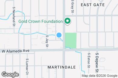 Map image of the property - 6045 W Byers Pl