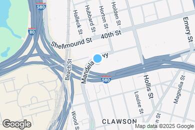 Map image of the property - Furnished Studio-Oakland - Emeryville