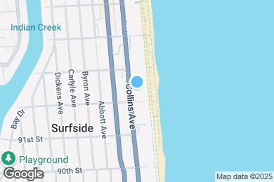 Map image of the property - 9225 Collins Ave