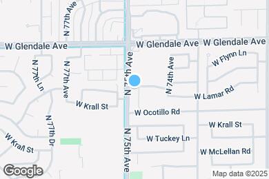 Map image of the property - 6780 N 74th Dr