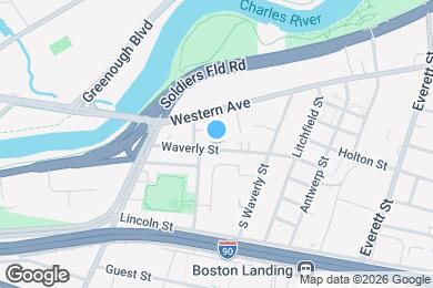 Map image of the property - 34 Waverly St