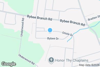 Map image of the property - 439 Oriole Dr