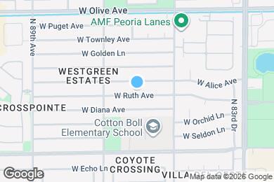 Map image of the property - 8602 W Ruth Ave