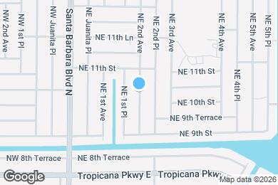 Map image of the property - 1012 NE 2nd Ave