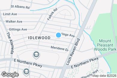 Map image of the property - 1408 Cedarcroft Rd