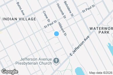 Map image of the property - 1341 Crane St