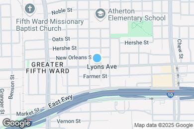 Map image of the property - 4705 Lyons Ave