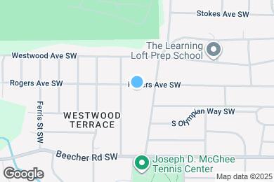 Map image of the property - 1844 Rogers Ave SW