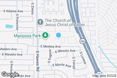 Map image of the property - 8525 E Laguna Azul Ave