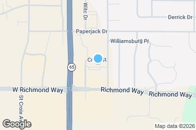 Map image of the property - Welcome to Mill City Apartments – Modern Comfort in the Heart of New Richmond