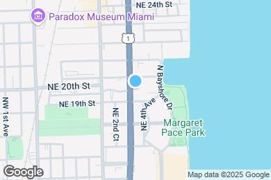 Map image of the property - 2001 Biscayne Blvd