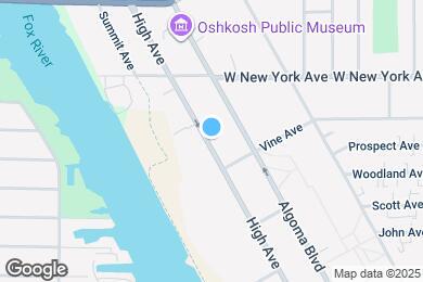 Map image of the property - 1128 High Ave