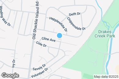 Map image of the property - 133 Cline Ave
