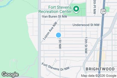 Map image of the property - 1404 Tuckerman St NW