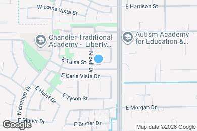 Map image of the property - 2903 E Tulsa St