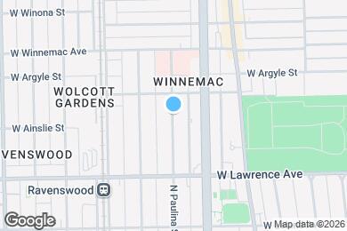 Map image of the property - 4875 N Paulina St