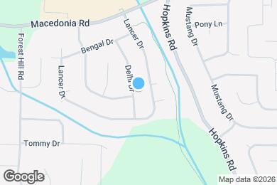 Map image of the property - 3197 Delhi Dr