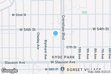 Map image of the property - 5428 S Victoria Ave