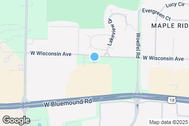 Map image of the property - 18235 W Wisconsin Ave