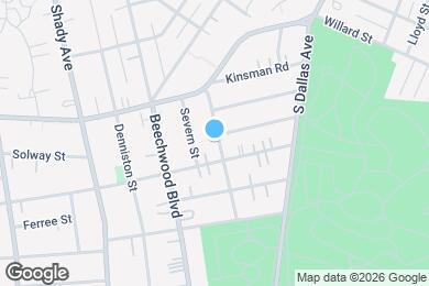 Map image of the property - 1450 Barnsdale St