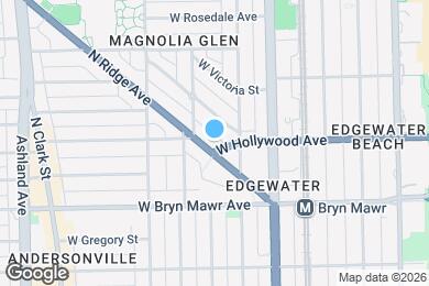 Map image of the property - 5679 N Ridge Ave