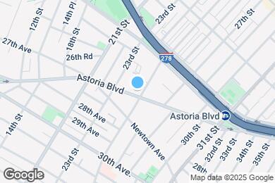 Map image of the property - 23-33 Astoria Boulevard