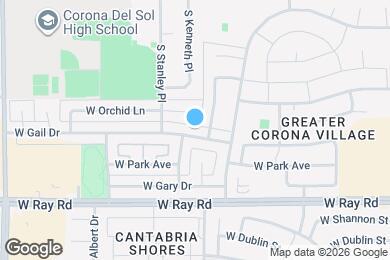 Map image of the property - 4524 W Gail Dr