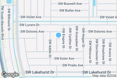 Map image of the property - 687 SW Heather St