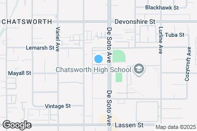 Map image of the property - 10125 De Soto Ave