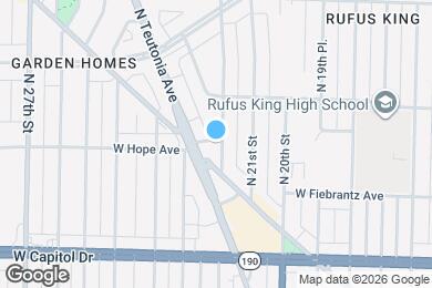Map image of the property - 4139 N 22nd St