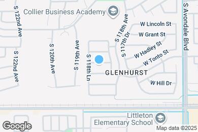 Map image of the property - 11871 W Hadley St