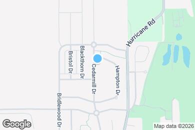 Map image of the property - 2345 Cedarmill Dr