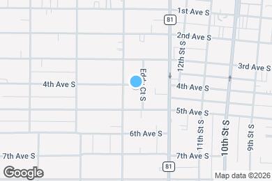Map image of the property - 1338 4th Ave S