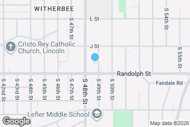 Map image of the property - 717 S 49th St