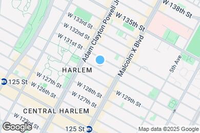 Map image of the property - 135 W 130th St
