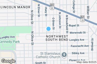 Map image of the property - 702 Huey St