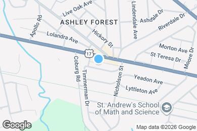 Map image of the property - 20 Craven Ave