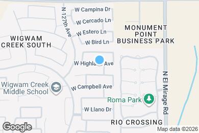 Map image of the property - 12529 W Highland Ave