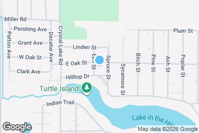 Map image of the property - 104 E Oak St