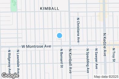 Map image of the property - 4426 N Bernard St