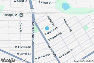 Map image of the property - 115 E Marion St