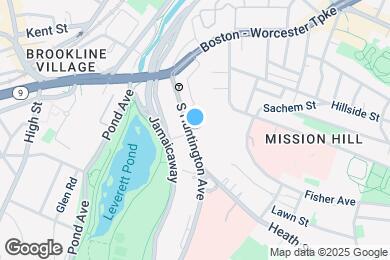 Map image of the property - 62 S Huntington Ave