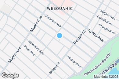 Map image of the property - 107 Vassar Ave