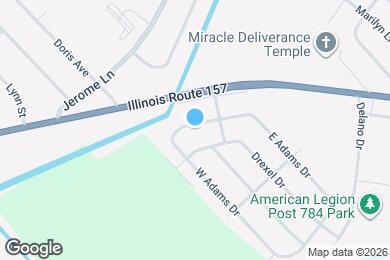 Map image of the property - 9 W Adams Dr