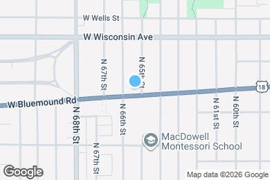 Map image of the property - 6516 W Bluemound Rd