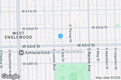 Map image of the property - 6234 S Ada St