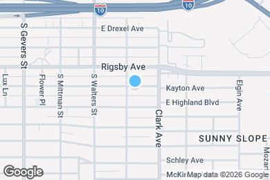 Map image of the property - 1210 Kayton Ave