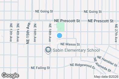 Map image of the property - 1910 NE Crane St
