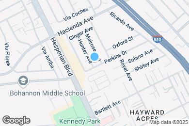 Map image of the property - 18740 Hunter Ave